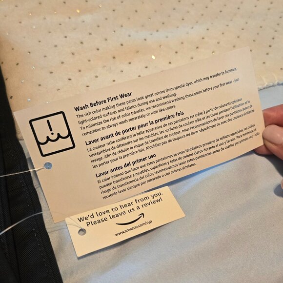 Daily Ritual Women's Washed Chino Wide Leg Pant – NWT DARK BLUE - Picture 8 of 8